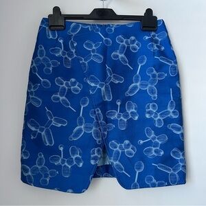 Rare Ostwald Helgason Balloon Dog Print Skirt